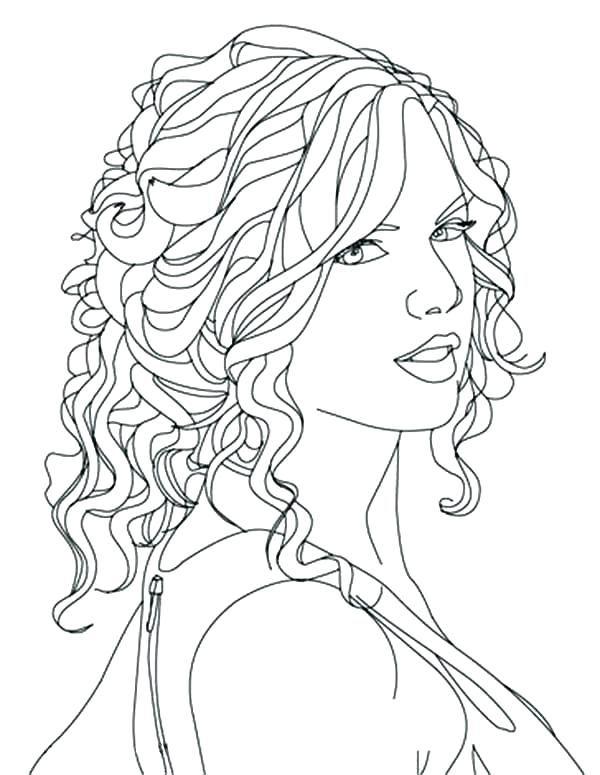600x775 Natural Hair Coloring Pages