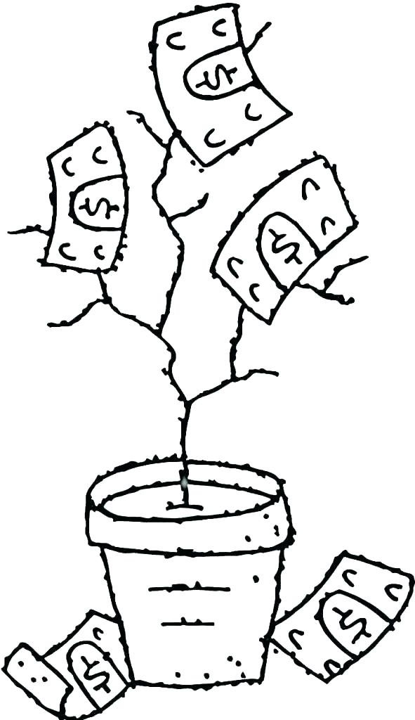 591x1024 Money Coloring Page Old Mafioso Is Looking For Money Coloring Page