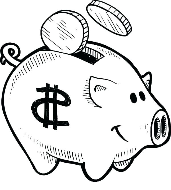 600x667 Coloring Pages Of Money Money Coloring Sheets Coloring Pages Good