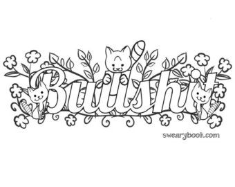 340x270 Swear Word Coloring Adult Book