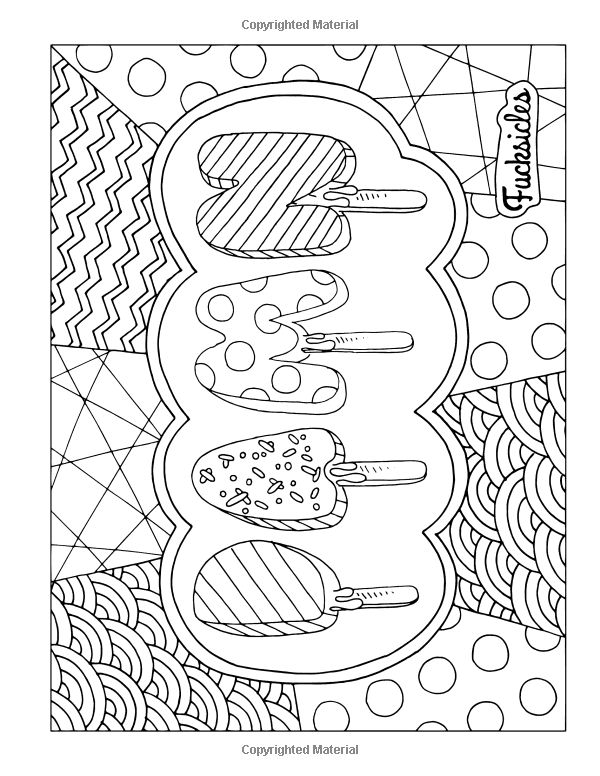 Cuss Word Coloring Pages Printable