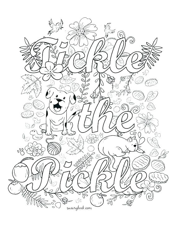 570x738 Free Printable Swear Word Coloring Pages Book By Cuss Word