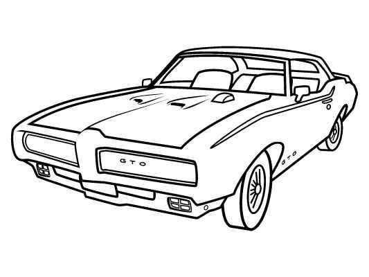 533x400 Car Coloring Pagemuscle