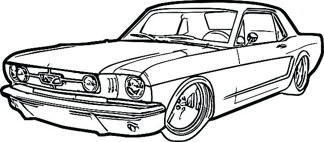 640x280 Classic Cars Coloring Pages Cute Classic Car Coloring Book