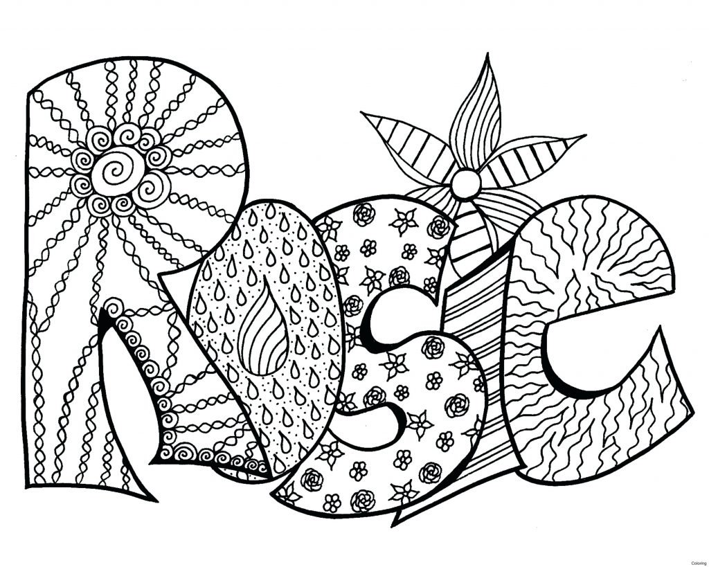 1024x819 Custom Name Coloring Pages