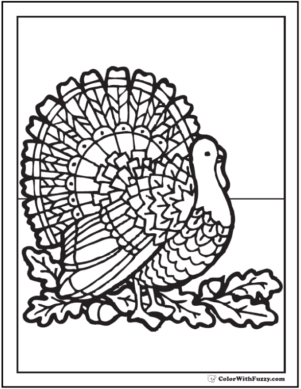 590x762 Thanksgiving Coloring Pages Customize A Pdf
