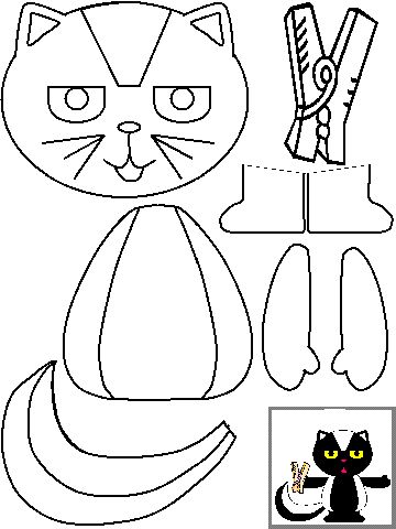 Cut And Paste Coloring Pages