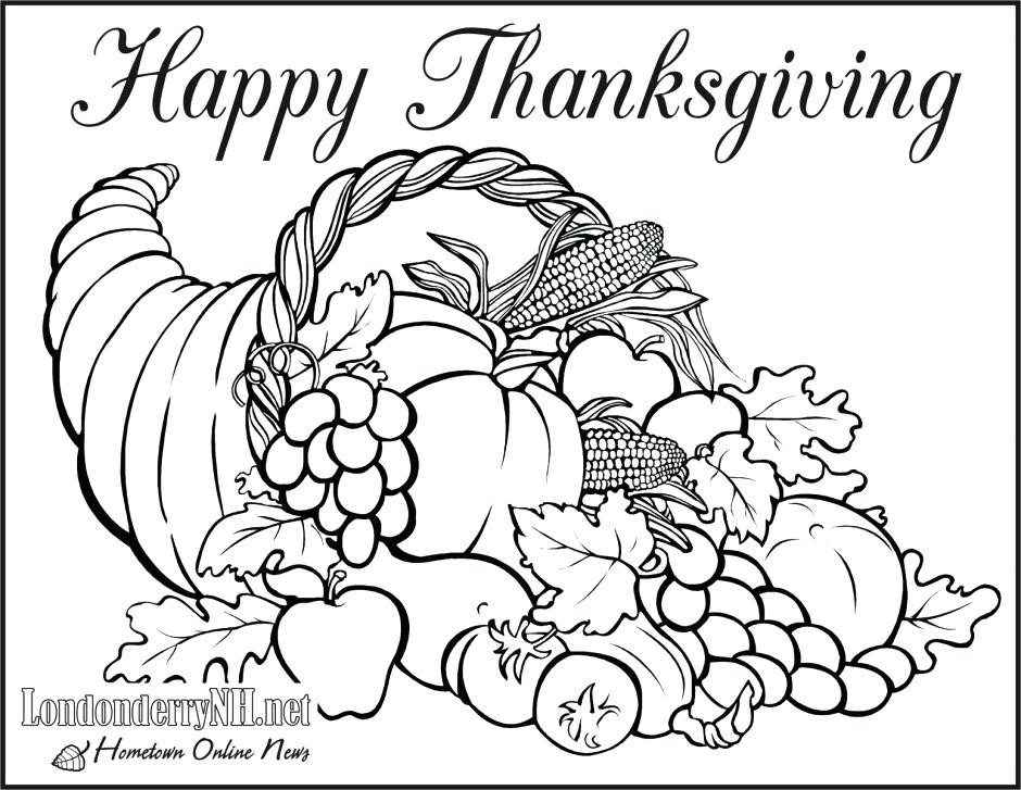 940x727 Coloring Thanksgiving Pages Related Pictures Cut Pastend Color