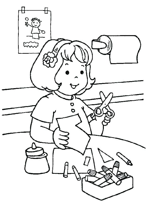 600x820 Cut Coloring Pages