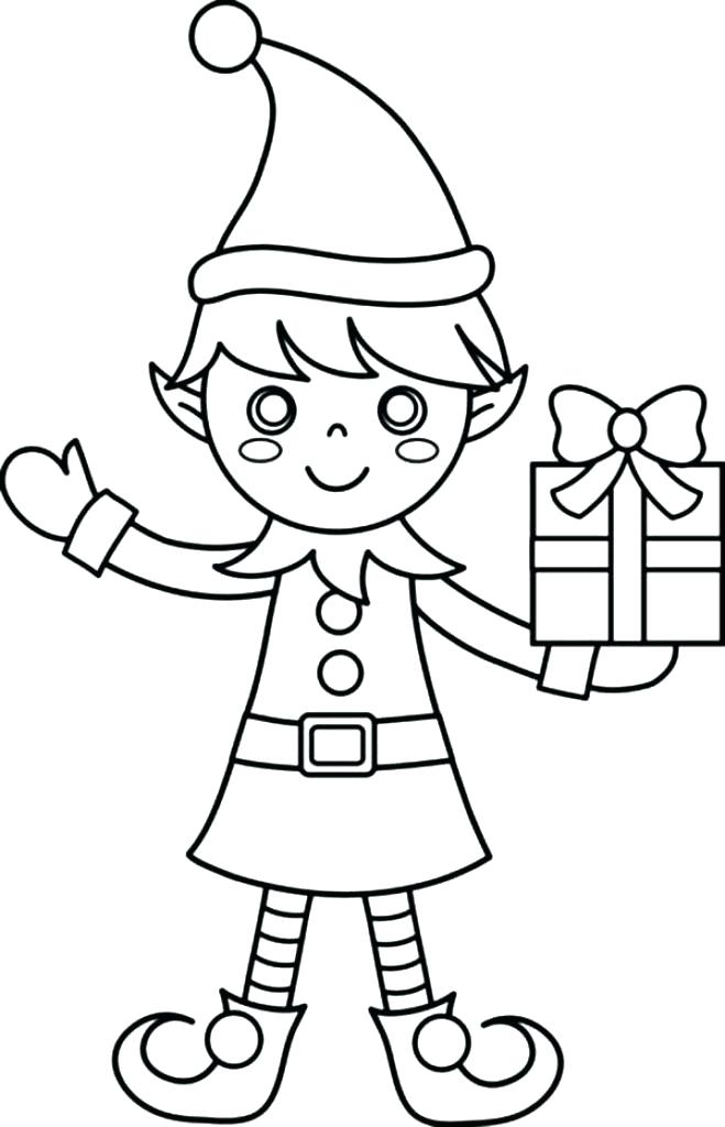 659x1024 Cut Out Coloring Pages Elf Coloring Page Free Print Out Elf Face