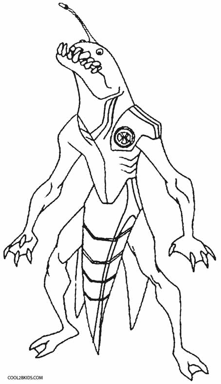 454x790 Scary Alien Coloring Pages Printable Alien Coloring Pages For Kids