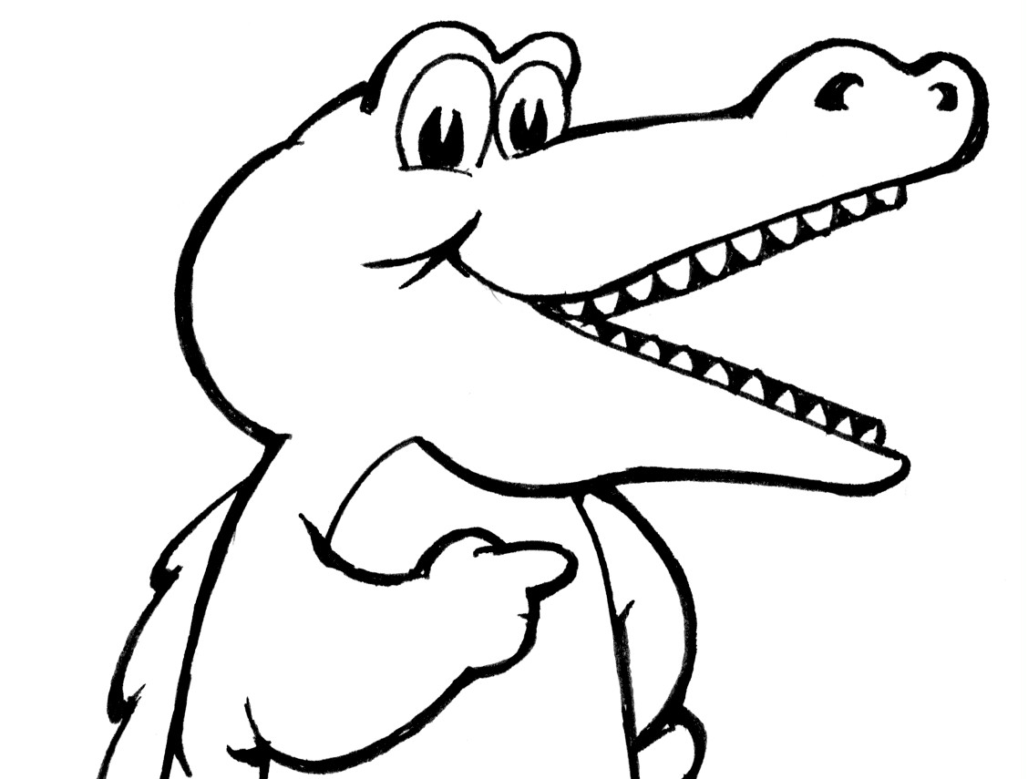 1128x855 New Cute Alligator Coloring Pages Free Coloring Pages Download