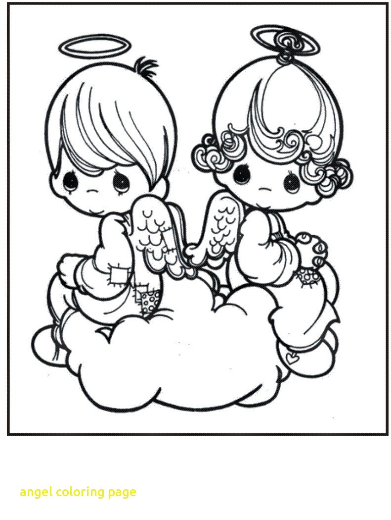 791x1050 Cute Angels Coloring Pages Print Popular Free Printable Angel