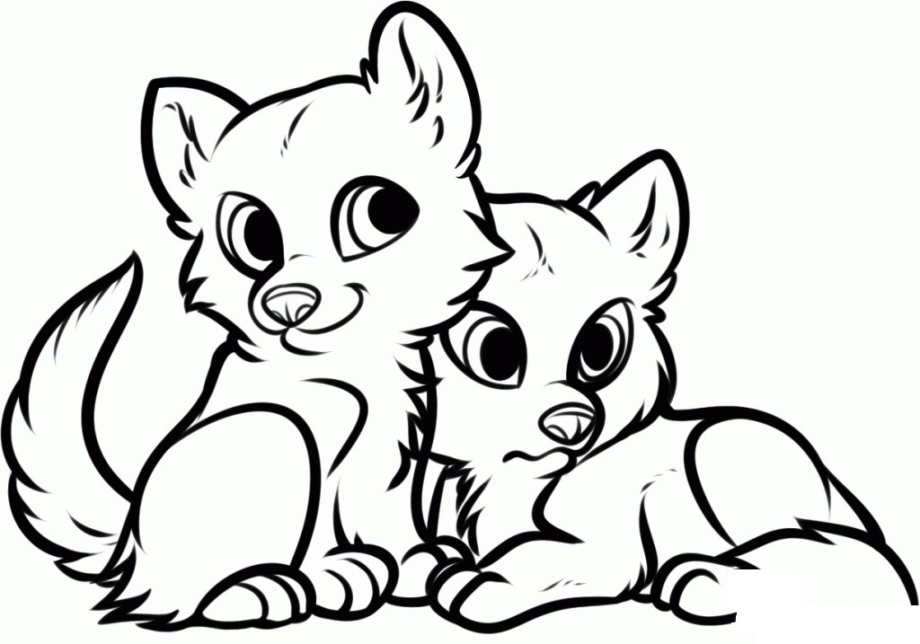 1024x717 Baby Zoo Animals Coloring Pages Marvelous Cute Baby Animal