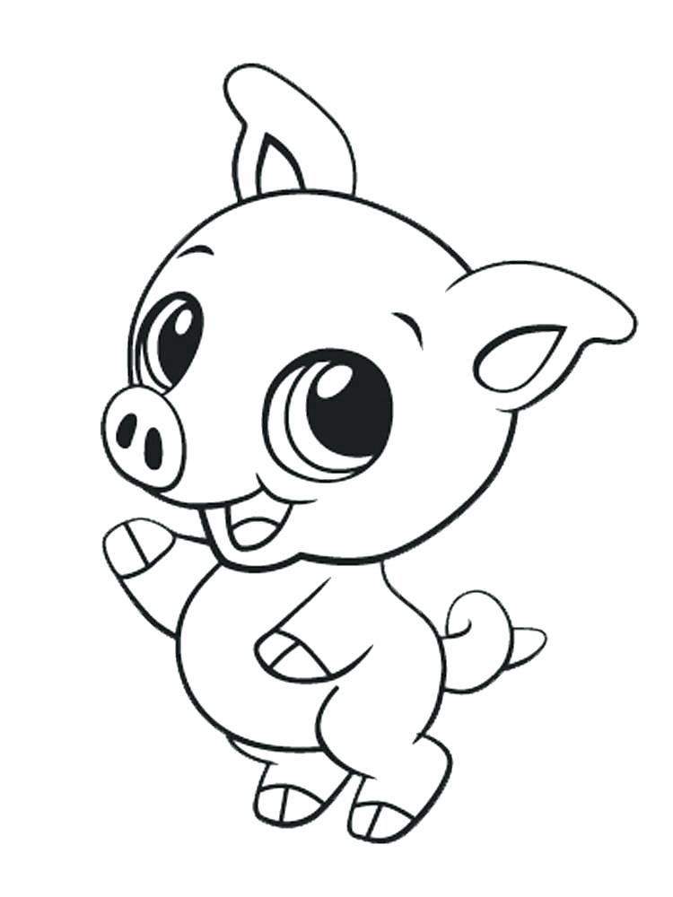 750x1000 Cute Coloring Pages Printable Cute Baby Animal Coloring Pages