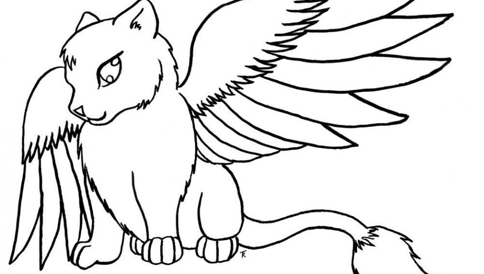 960x544 Coloring Pages Anime Animals Download Free Animal Printable