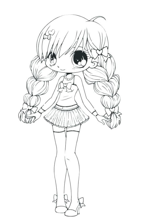 577x870 Best Of Anime Coloring Pages For Cute Coloring Pages Anime 33
