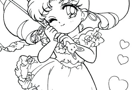 469x304 Chibi Coloring Page Cute Printable Sheets Cute Anime Chibi