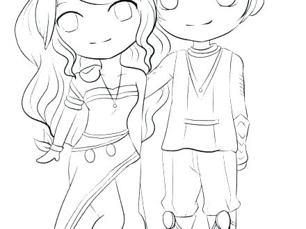 440x330 Cute Anime Couple Coloring Pages Coloring Ideas Pro