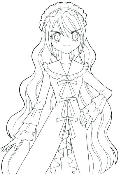 415x600 Anime Girl Coloring Pages Best Anime Girl Ng Pages New Printable