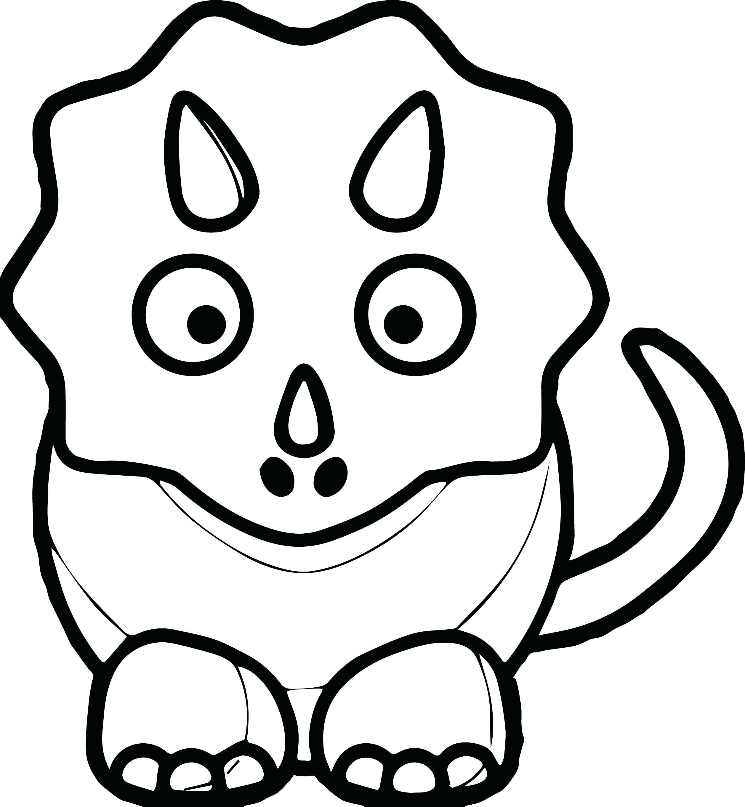 2515x2725 Top Dinosaur Coloring Book 1 Baby Pages
