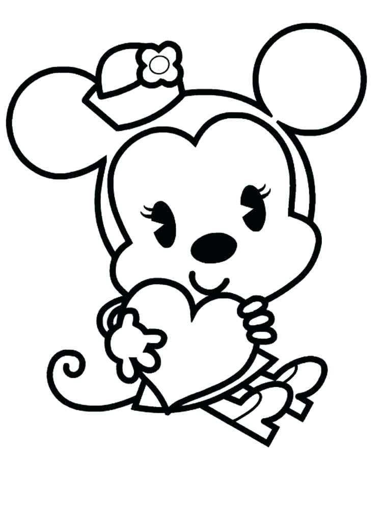 750x1000 Cute Baby Disney Coloring Pages