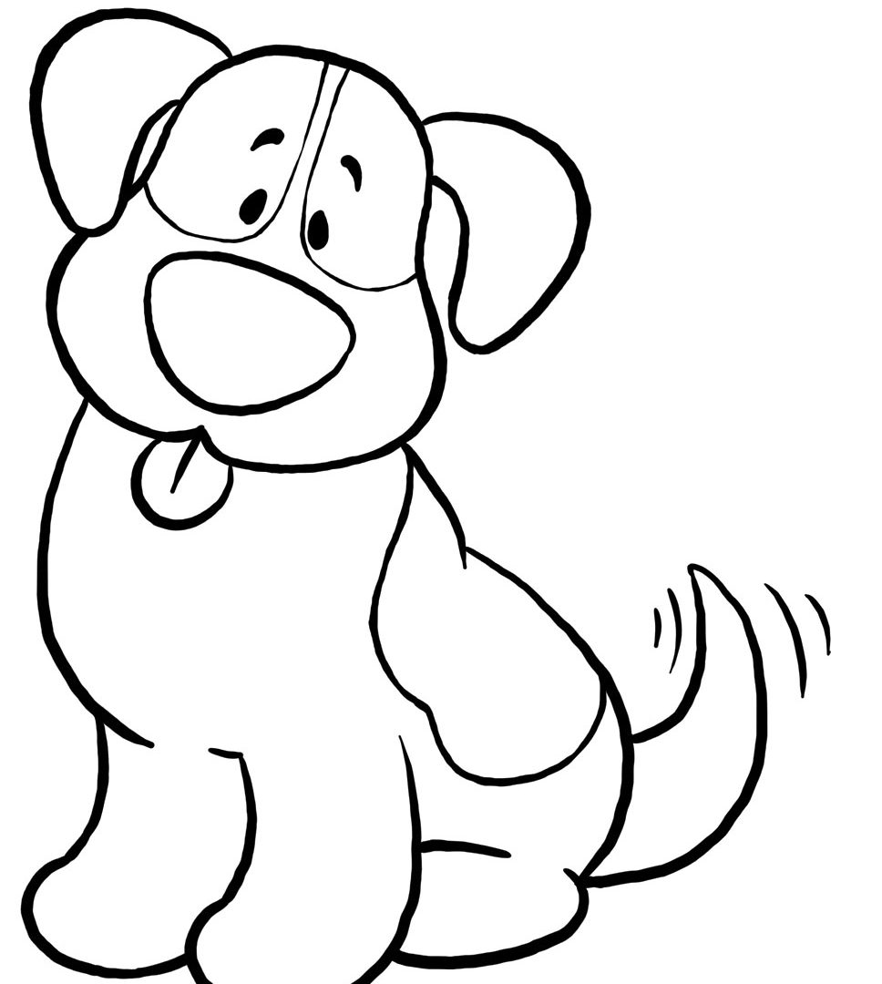 968x1080 Dogloring Pages Pdf Realistic Cute To Print Sheet Preschool Newest