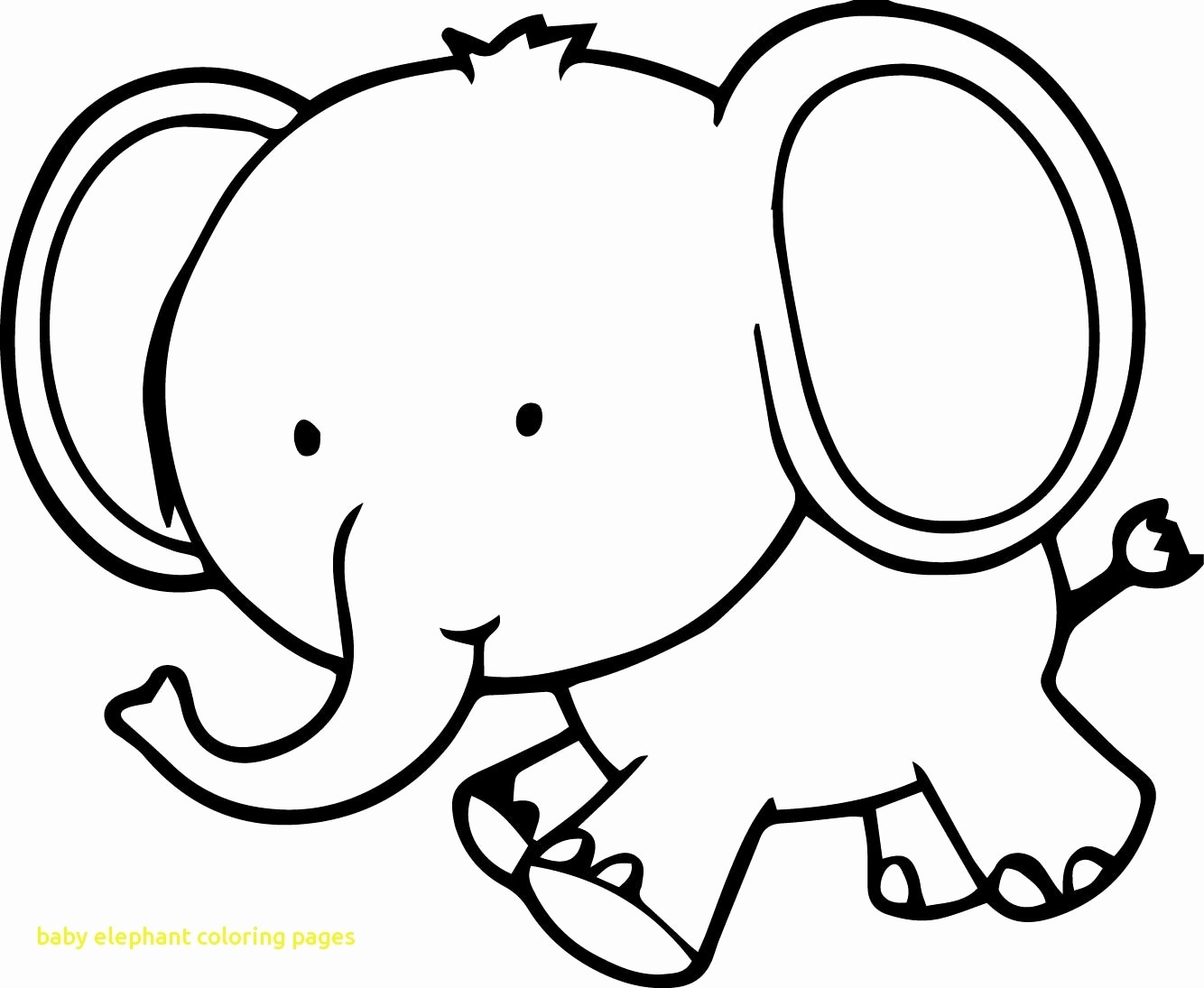 1334x1095 Cute Baby Elephant Coloring Pages Beautiful Printable Noticeable