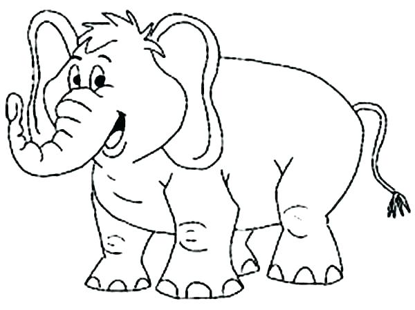 600x449 Good Baby Elephant Coloring Pages Kids Cute 1 Sheets Baby Elephant