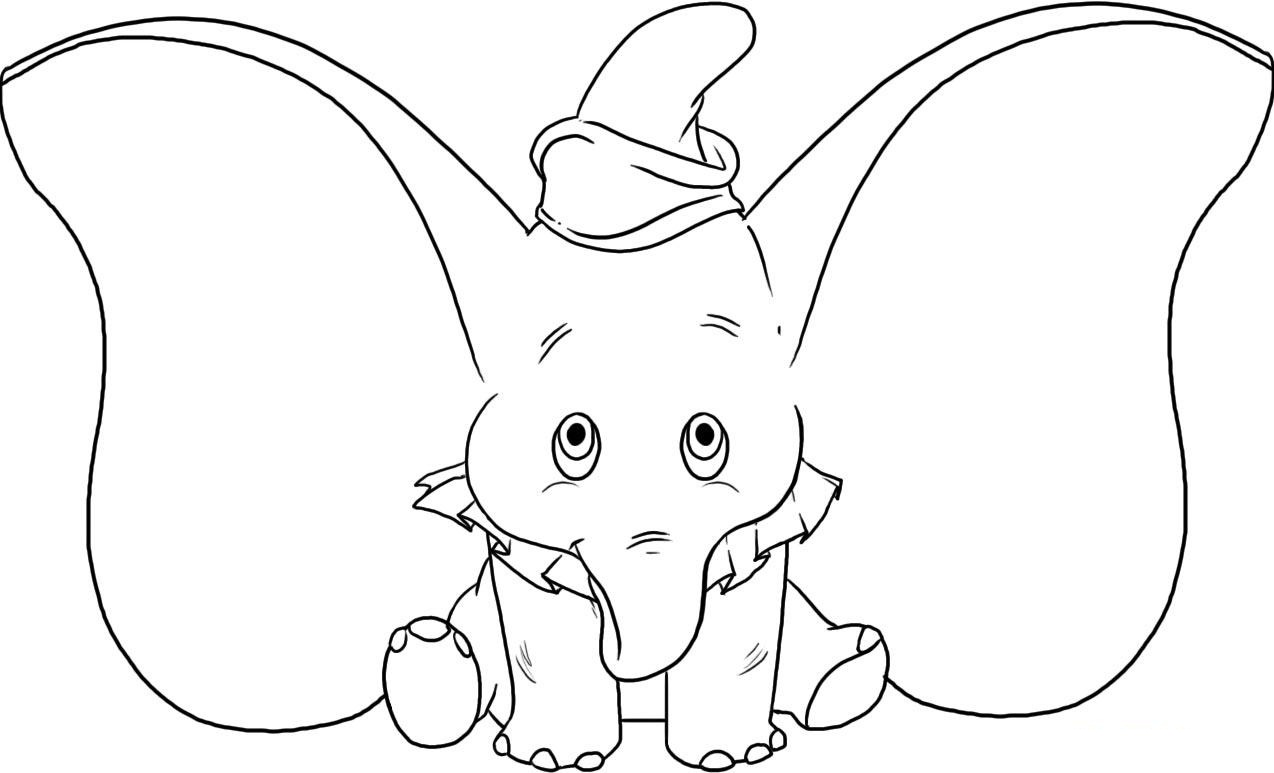 1274x773 Baby Elephant Coloring Pages