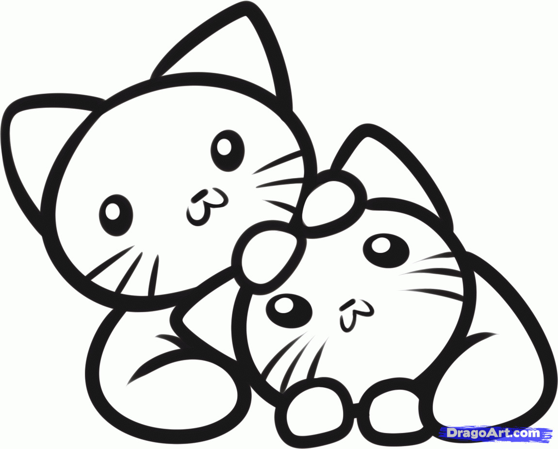 1150x925 Astounding Kitten Coloring Pages Printable For Adults Cute Baby