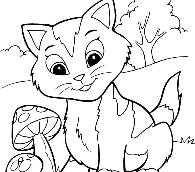 678x600 Baby Kitten Coloring Pages Baby Kitten Coloring Pages Kitten Color