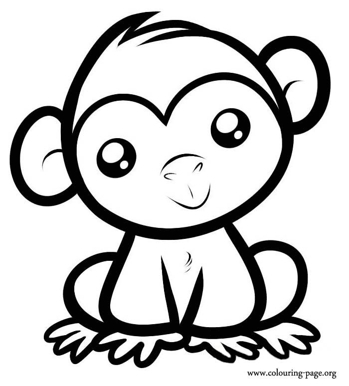 700x774 Monkey Coloring Luxury Monkey Coloring Book
