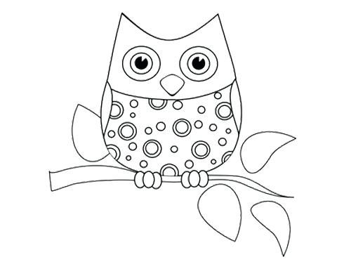 500x386 Coloring Pages For Little Kids Cute Baby Owl Coloring Pages Kids N