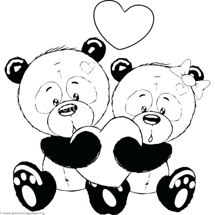 700x700 Cute Panda Coloring Pages Coloring Pages Panda Panda Coloring