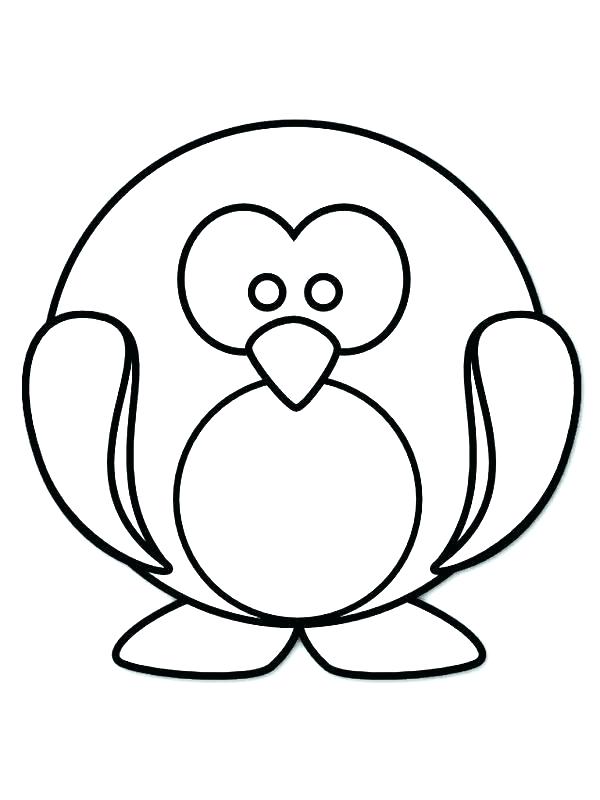 600x800 Coloring Pages Penguins Penguin Coloring Pages Baby Penguin