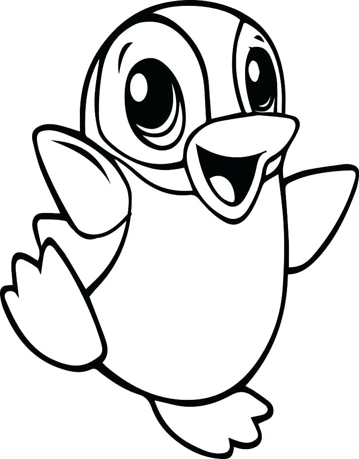 728x931 Baby Penguin Coloring Pages Related Post Cute Baby Penguin