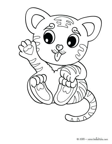 364x470 Cute Tiger Coloring Pages Tiger Coloring Pages To Print Printable