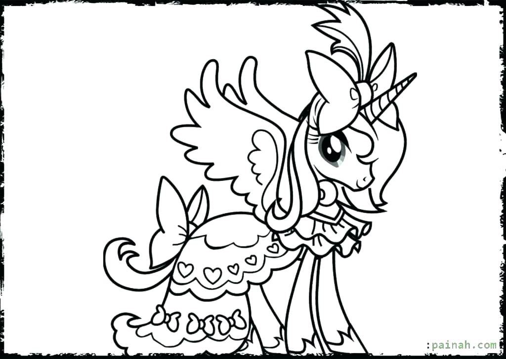 Cute Baby Unicorn Coloring Pages
