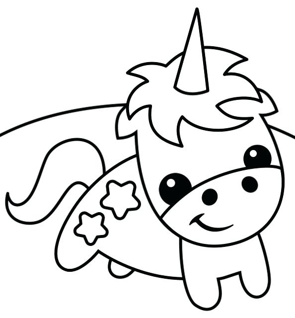 594x640 Coloring Pages Cute Baby Unicorns Cute Unicorn Coloring Pages