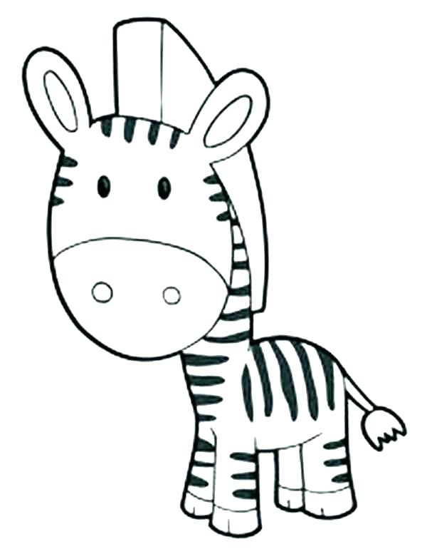 600x777 Baby Zebra Coloring Pages Zebra Coloring Page Shark Pages Cute