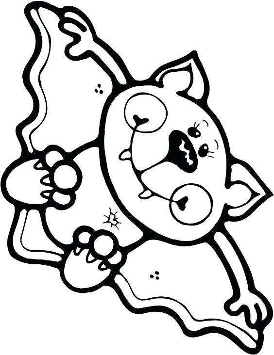 564x732 Halloween Bat Coloring Pages Cute Bat Coloring Page Halloween Bat