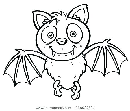 450x386 Bats Coloring