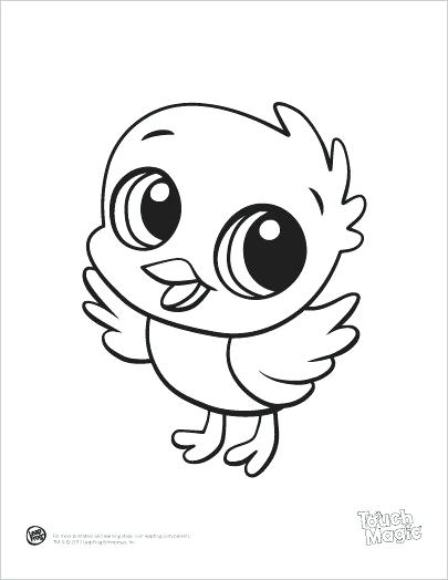 405x524 Cute Baby Bird Coloring Pages