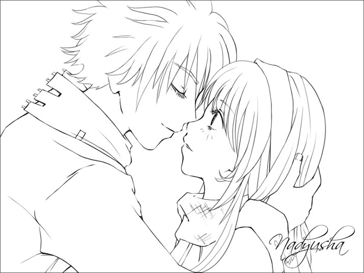 715x536 Anime Boy Coloring Page Coloringcrew Com
