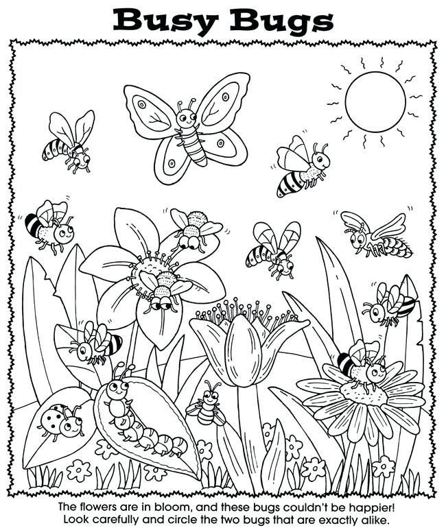 650x770 Coloring Bugs Coloring Book Cute Bugs 2 Printable Bug Coloring