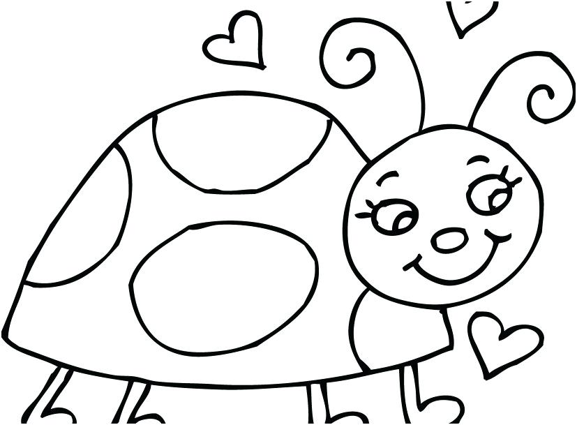 827x609 Coloring Page Ladybug Ladybug Coloring Page Concept Coloring Pages