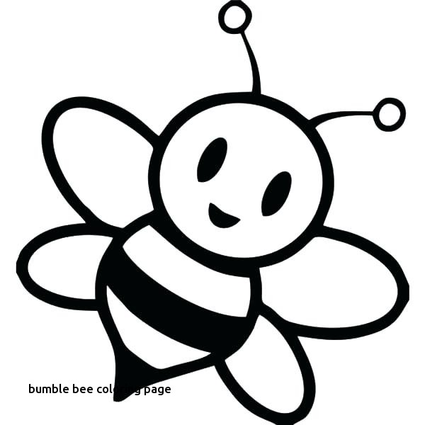 600x600 Coloring Pages Bee Bumblebee Cute The Bee Coloring Page Coloring
