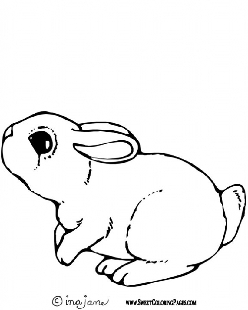 819x1024 Easter Bunny Coloring Pages