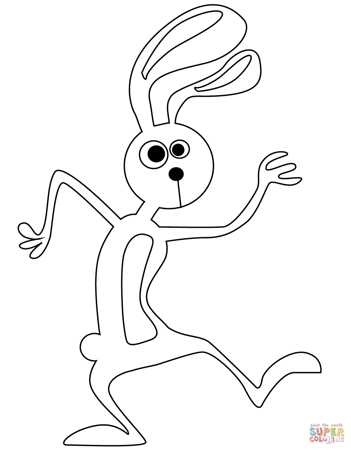 1170x1500 Cute Bunny Coloring Pages